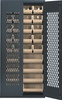 MESH-240250IV Specialty Bin Cabinets, heavy-duty, mesh door model, 36"W x 18"D x 78"H, Includes: (20) 14-3/4"L x 8-1/4"W x 7"H (QUS240) and (8) 14-3/4"L x 16-1/2"W x 7"H (QUS250) ivory bin, 14-gauge all welded construction, gray finish