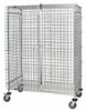M2160-69SEC Security Unit, mobile, 60"W x 21"D x 69"H, includes: (1) top shelf, (1) bottom shelf, (1) security panel set (includes back and sides), (1) pair of security panel doors, and (4) posts, donut bumpers