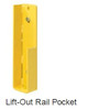 Lift-Out Rail Pocket (included with lift-out rails)