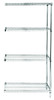 AD54-1860C Chrome Wire Shelving Add-On 18"D x 60"W x 54"High