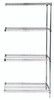 AD63-1236C Chrome Wire Shelving Add-On 12"D x 36"W x 63"High