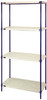 RPWR72-2430E Convenient 1 Box Wire Plastic Mat Shelving Unit 24" x 30" x 72"