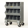MS4-1532-6PH Mobile Steel Bolt Bin 32"W x 20"D x 45-1/2"H with 12 openings