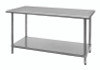 SST-2436U Stainless Steel Work Table with Adjustable Undershelf