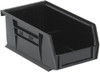 QUS220COCS Conductive ESD Stack and Hang Bin - 7-3/8" x 4-1/8" x 3 - Carton of 24 Bins