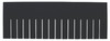 DL93080CO Conductive Long Divider for Dividable Grid Containers - Carton of 6 Long Dividers