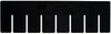 DS92035CO Conductive Short Divider for Dividable Grid Containers - Carton of 6 Short Dividers