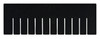 DS93060CO Conductive Short Divider for Dividable Grid Containers - Carton of 6 Short Dividers