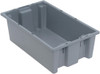 SNT200BL SNT200 Stack and Nest Totes 19-1/2"x13-1/2"x8" - Carton of 6 Totes