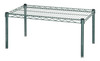 184814PP Platform Rack, 48"W x 18"D x 14"H, 600 - 800 lb. capacity, green epoxy antimicrobial finish, NSF