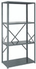 75-1236-4 IRONMAN, 22 gauge steel shelving, open, 12"W x 36"L x 75"H, 400 lb. load capacity per shelf, includes: (4) shelves, uprights and crossbars