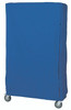 CC244863BNZ Wire Cart Cover, 24"D x 48"W x 63"H, 400 denier blue nylon with zipper flap (non-returnable)