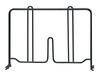 DIV12BK Chrome Wire Shelf Divider 12"x8"