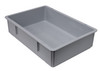 FSB-PT26186GY Pizza Dough Box, 26"L x 18"W x 6"H, stackable and dishwasher safe, polypropylene, gray, Made in USA