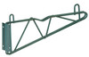 DWB14P Cantilever Arm, single, wall mount, (2) 14" cantilever arms, (2) wall mount brackets, green epoxy antimicrobial finish, NSF