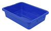 FSB-20155RBL Bussing Tub, 20"W x 15"D x 5"H, ribbed bottom, polypropylene, blue, Made in USA, NSF