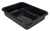 FSB-20155BK Bussing Tub, 20"W x 15"D x 5"H, flat bottom, polypropylene, black, Made in USA, NSF