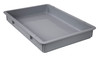 FSB-PT26183GY Pizza Dough Box, 26"L x 18"W x 3"H, stackable and dishwasher safe, polypropylene, gray, Made in USA
