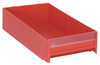 IDR203RD Interlocking Cabinet Drawer, 11"L x 5-5/8"W x 2-1/2"H, high impact polysterine, red, Made in USA