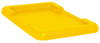 LID2516-8YL Lid, fits TUB2516-8, yellow polypropylene, Made in USA