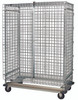 MD1836-70SEC Security Unit, mobile with dolly base, 36"W x 18"D x 70"H, includes: (1) top shelf, (1) bottom shelf, (1) security panel set (includes back and sides), (1) pair of security panel doors, and (4) posts