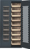 MESH-250IV Specialty Bin Cabinets, heavy-duty, mesh door model, 36"W x 18"D x 78"H, Includes: (18) 14-3/4"L x 16-1/2"W x 7"H (QUS250) ivory bin, 14-gauge all welded construction, gray finish, ships assembeled
