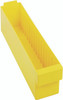QED604YL Super Tuff Euro Drawer, 17-5/8"L x 3-3/4"W x 4-5/8"H, high impact polysteryne, yellow, Made in USA
