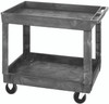 PC4026-33 Polymer Utility Cart 26"D x 40"W x 32.5"High with 2 shelves