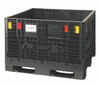 QBB-4845-34 Collapsable Bulk Box, 48"L x 45"W x 33.9"H black,withstands temperatures from -20° to 250°F, Made in USA