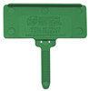 PS-LH3GN Hanging Label Tag, fits 1-3/8" x 3" adhesive label, green, pack of 25