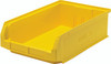QMS531YL Magnum Bin, 19-3/4"L x 12-3/8"W x 5-7/8"H, 150 lbs. stack capacity, high density polypropylene, imprevious to most solvents, corrosion, rust and rot resistant, yellow, Made in USA