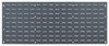 QLP-4819 Louvered Panel, wall mounted, 48"L x 19"H, heavy-duty 16 gauge cold rolled steel, gray enamel coated finish (mounting hardware not included)