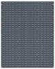 QLP-4861 Louvered Panel, wall mounted, 48"L x 61"H, heavy-duty 16 gauge cold rolled steel, gray enamel coated finish (mounting hardware not included)