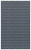 QLP-3661 Louvered Panel, wall mounted, 36"L x 61"H, heavy-duty 16 gauge cold rolled steel, gray enamel coated finish (mounting hardware not included)