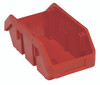QP1265RD QuickPick Bin, 12-1/2"W x 6-5/8"D x 5"H, allows double sided access to stored items, heavy-duty polypropylene, red, Made in USA