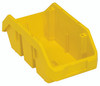 QP1265YL QuickPick Bin, 12-1/2"W x 6-5/8"D x 5"H, allows double sided access to stored items, heavy-duty polypropylene, yellow, Made in USA