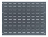 QLP-2721 Louvered Panel, wall mounted, 27-3/4"L x 21"H, heavy-duty 16 gauge cold rolled steel, gray enamel coated finish (mounting hardware not included)