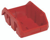 QP1285RD QuickPick Bin, 12-1/2"W x 8-3/8"D x 5"H, allows double sided access to stored items, heavy-duty polypropylene, red, Made in USA