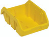 QP1285YL QuickPick Bin, 12-1/2"W x 8-3/8"D x 5"H, allows double sided access to stored items, heavy-duty polypropylene, yellow, Made in USA