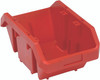 QP1496RD QuickPick Bin, 14"W x 9-1/4"D x 6-1/2"H, allows double sided access to stored items, heavy-duty polypropylene, red, Made in USA