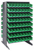 QPRD-103GN Pick Rack, slopped, double sided, 36"L x 36"W x 60"H, 800 lbs. capacity, (16) shelves configuration, includes: (128) QSB103 green bins