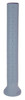 QPP50 Millenia Post, 50"H, all polymer, gray finish, NSF, Made in USA