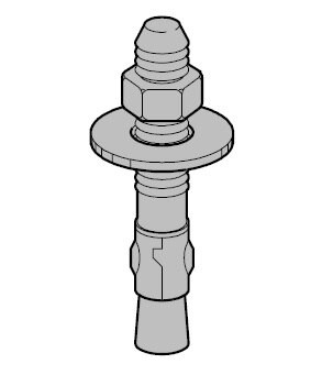 SH4704 Floor Anchor Hardware Kit (4 anchors)