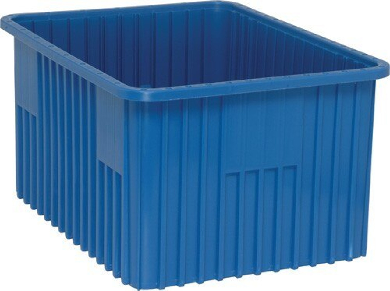 Mobile Gravity Shelf Bin Organizer - 7 x 12 x 4 Blue Bins