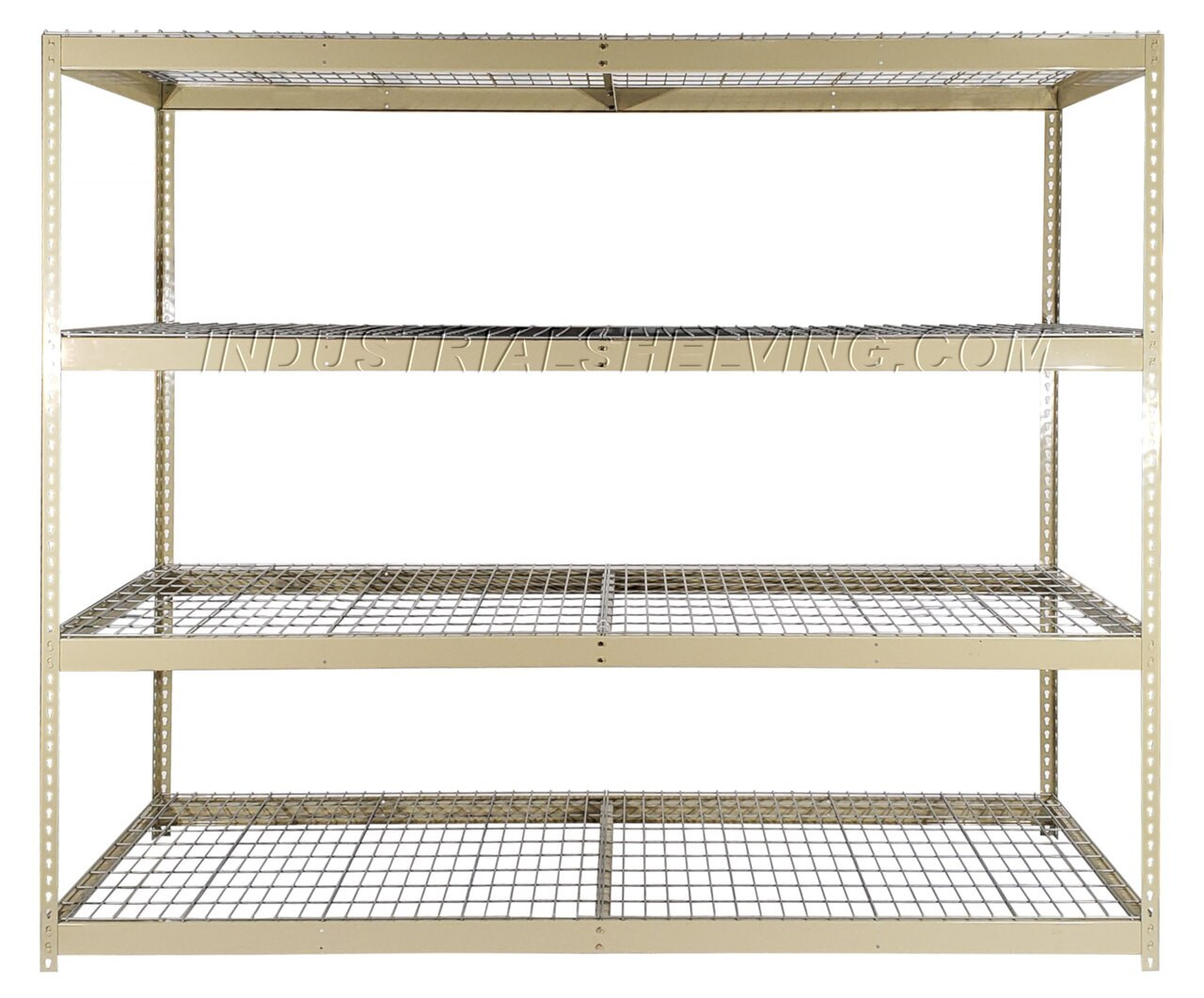 Rivet Rack Unit 96Wx36Dx84H with 4 levels with Wire ...
