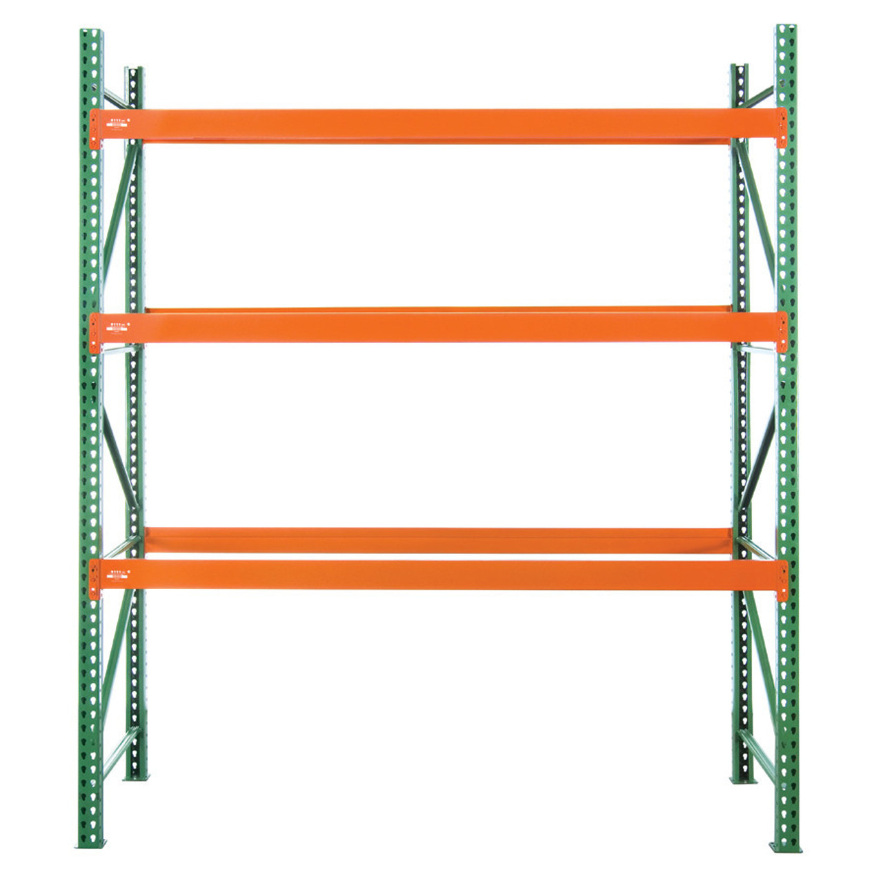 3 Level 144w x 48d x 144h Pallet Racking with Wire Decking Starter