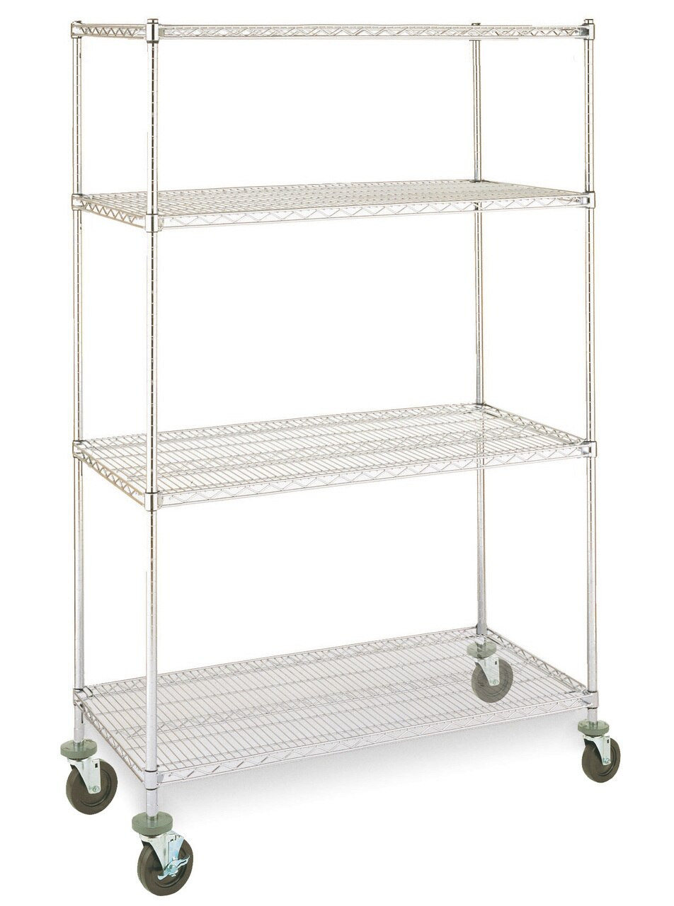MJ2436-54UC Olympic Wire Shelving Cart 24