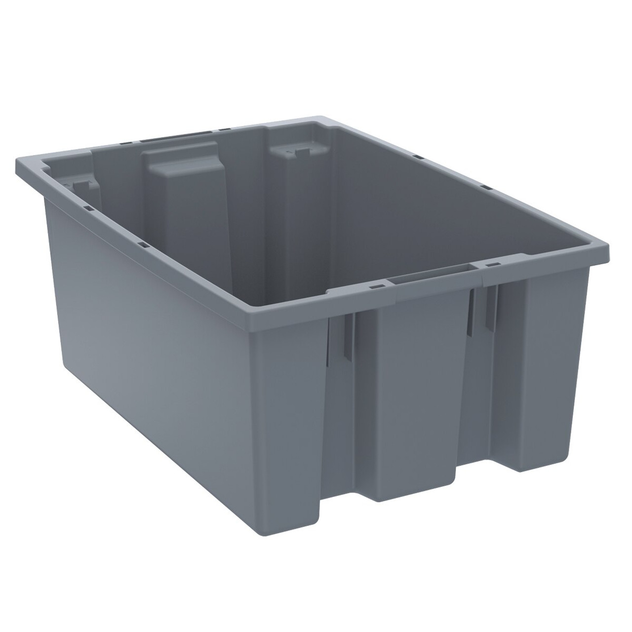 Akro-Mils Attached Lid Containers
