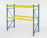 Structural Pallet Rack. Example of complete unit. Structural Pallet Rack. Example of complete unit.