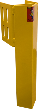 Save-Ty Yellow 12" Slotted Post Protector 3 1/8" Opening